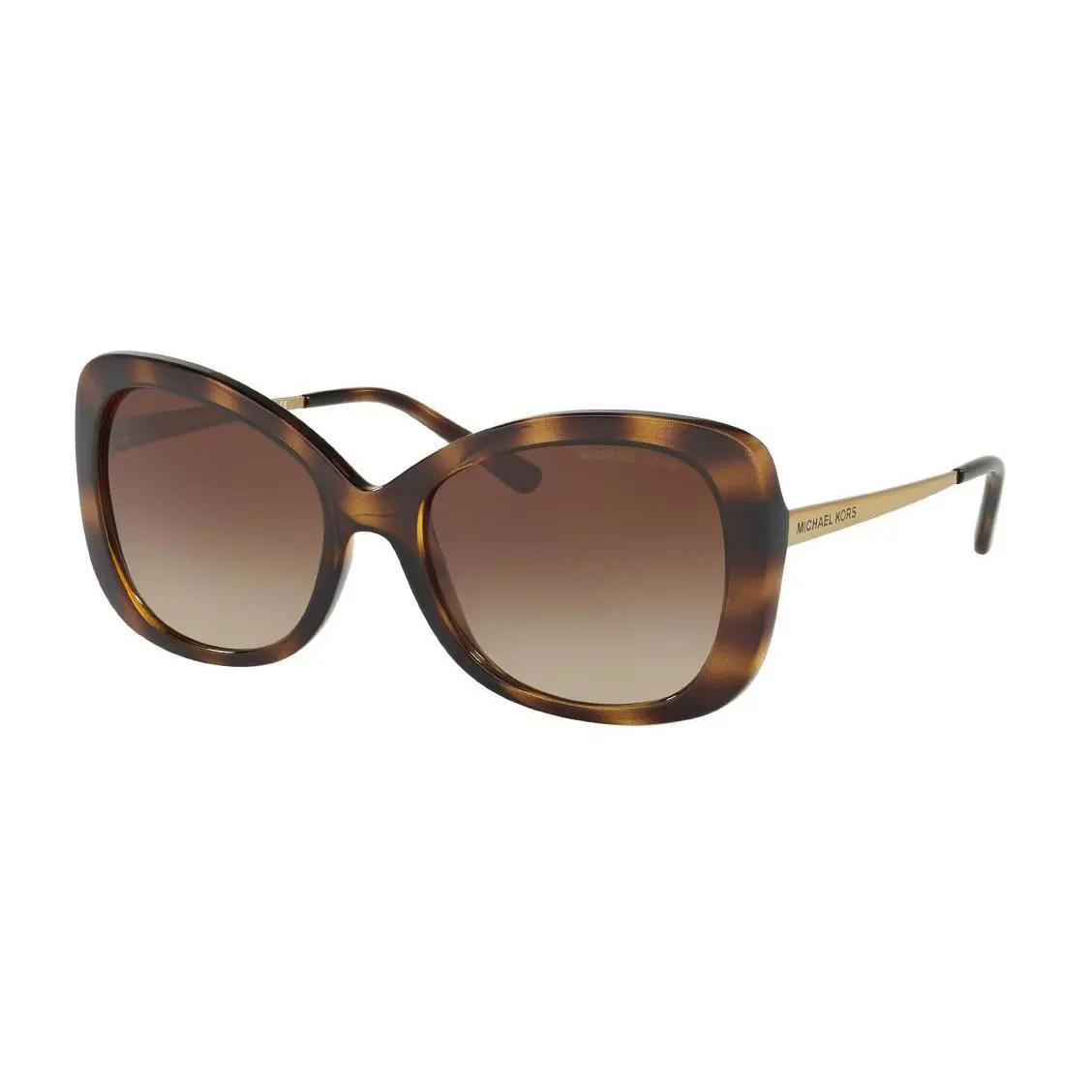 Michael Kors Women`s Cat-eye Sunglasses MK2043-322813 Dark Tortoise/pale Gold