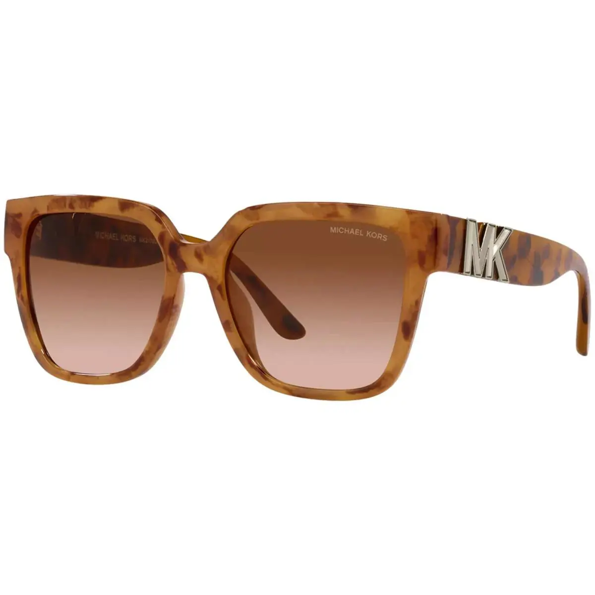 Michael Kors Karlie Women`s Marigold Oversize Square Sunglasses MK2170U 39153B54 - Frame: Marigold, Lens: Dark Brown