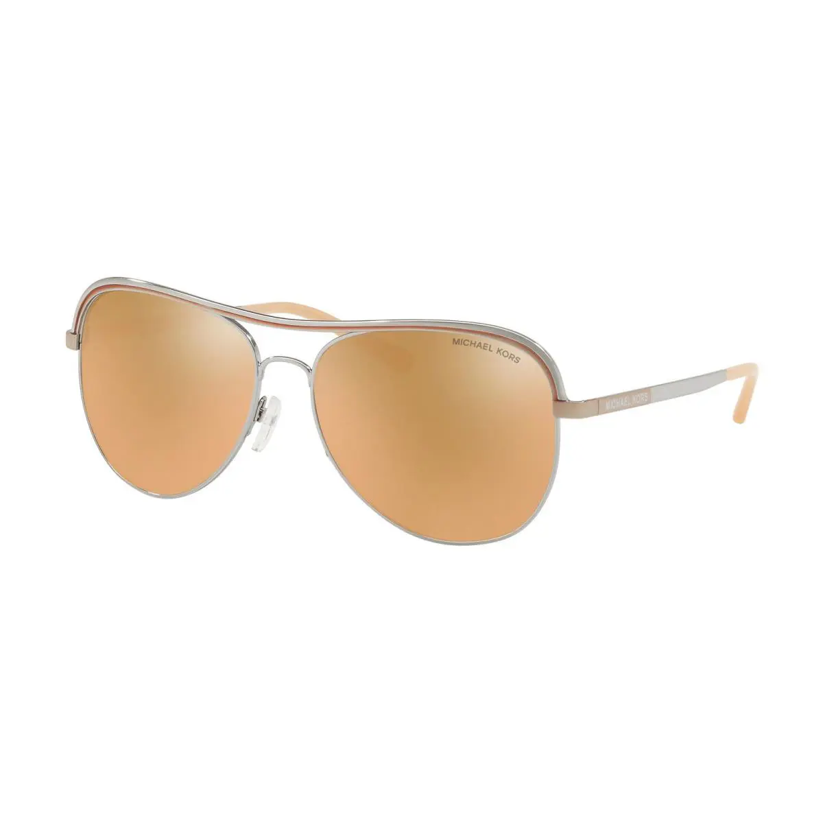 Michael Kors Women`s Rose Gold Aviator MK1012-11535A Sunglasses