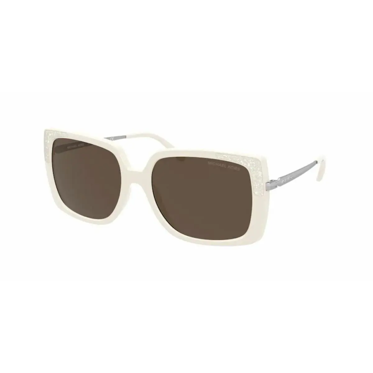 Michael Kors MK2131 334273 White Rectangle Women`s 56 mm Sunglasses