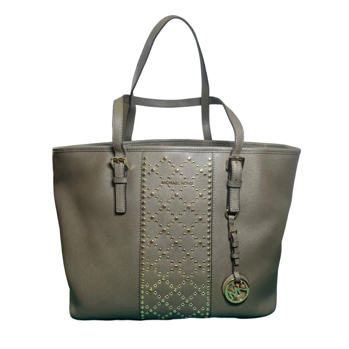 Michael Kors Jet Set Travel Tote Bag Moss Green
