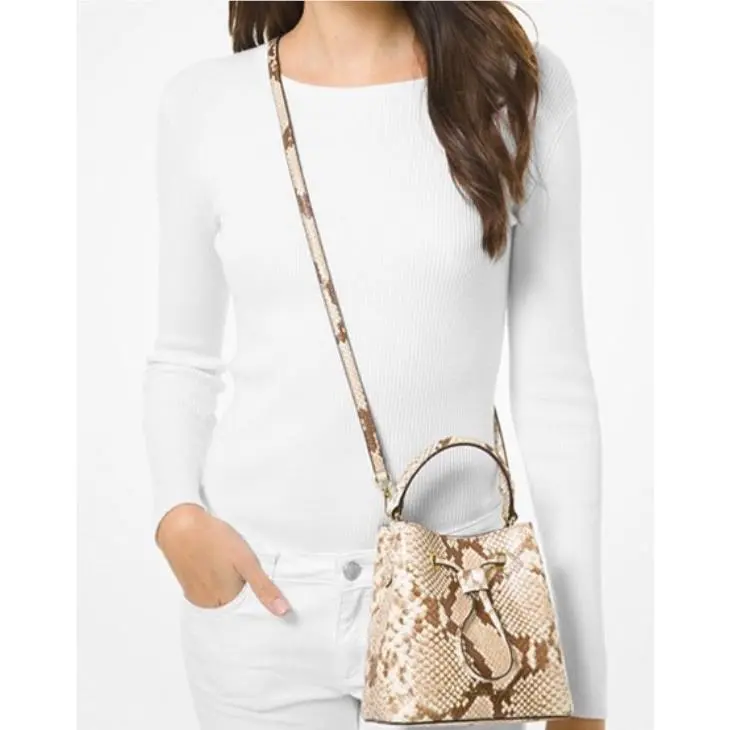 Michael Kors Suri Small Python Embossed Crossbody Bag Retail Price