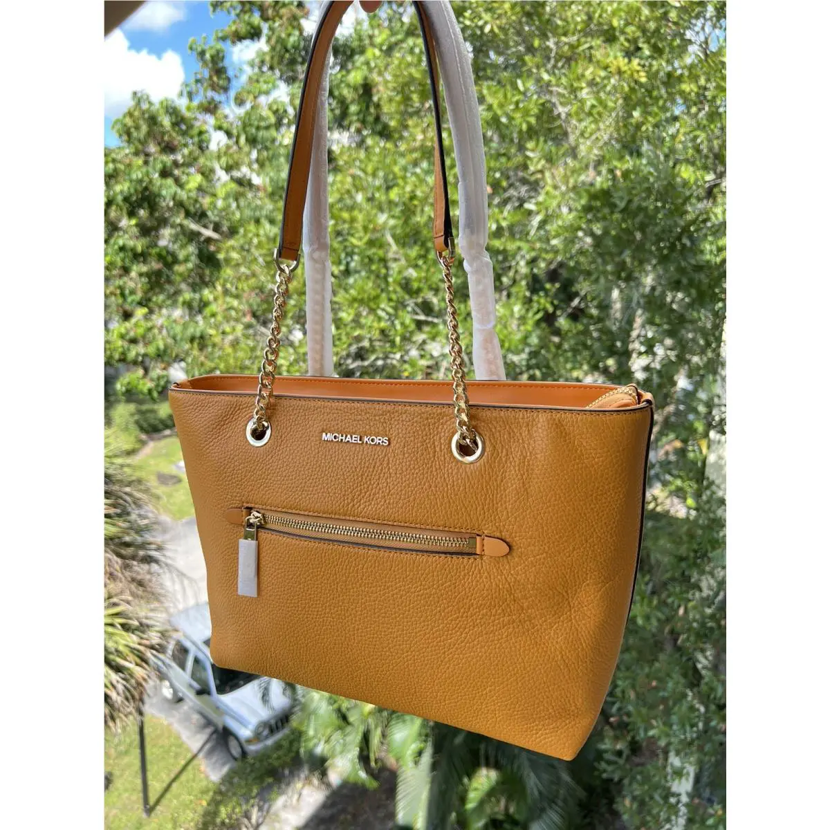 Michael Kors Women Lady Medium Tote Handbag Purse Shoulder Bag Pebbled Leather