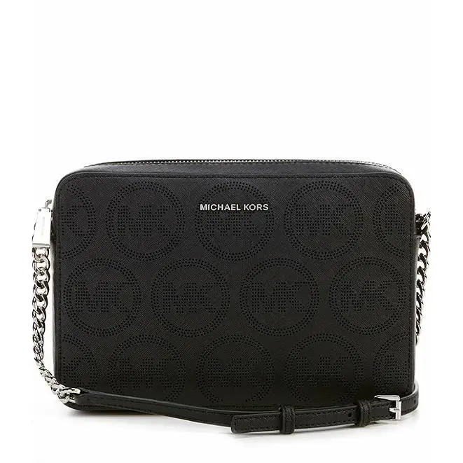 Michael Kors Jet Set Large East West Crossbody Bag Soft Pink Monogram