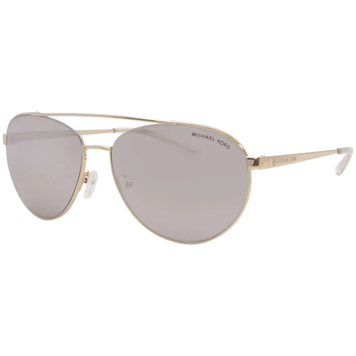 Michael Kors Aventura MK1071 10146G Sunglasses Women`s Gold/silver Mirror Lenses