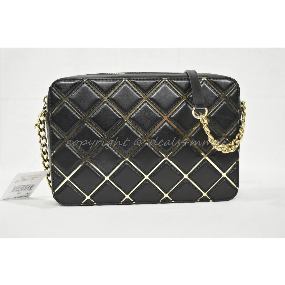 Michael Kors Jet Set Large East West Leather Crossbody/shoulder Bag in Black