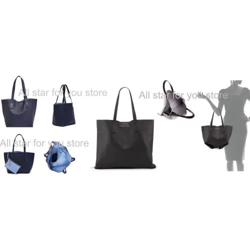 Marc Jacobs Tote Bag Wingman Leather Tote Shoulder Bag