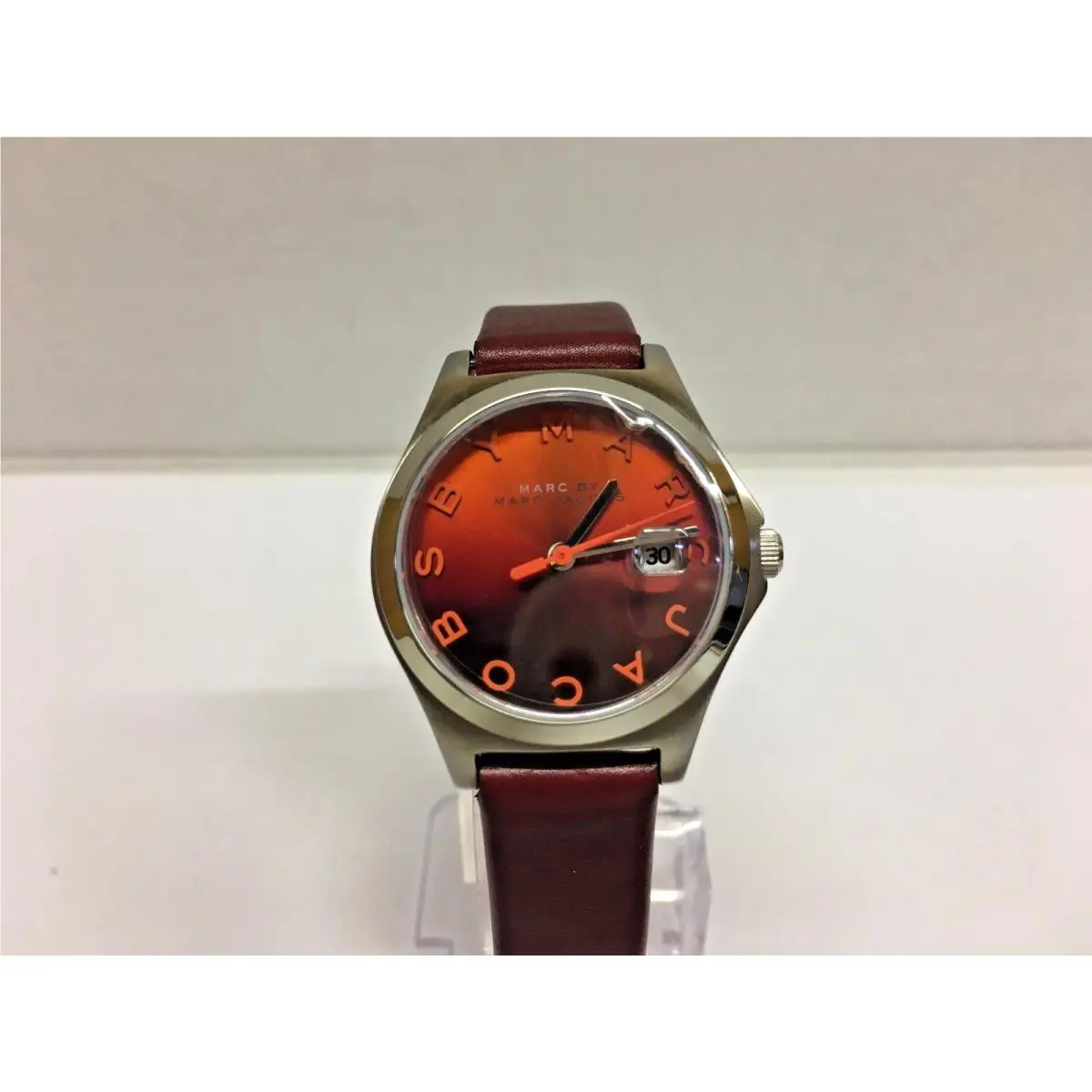 Marc By Marc Jacobs Women`s Burgundy Silver MBM1322 Watch