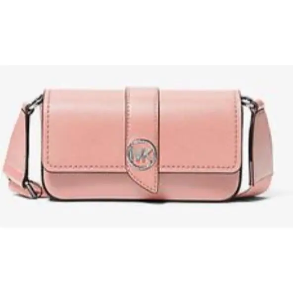 Michael Kors Women’s Greenwich Extra Small Sling Crossbody Pink Handbags OS