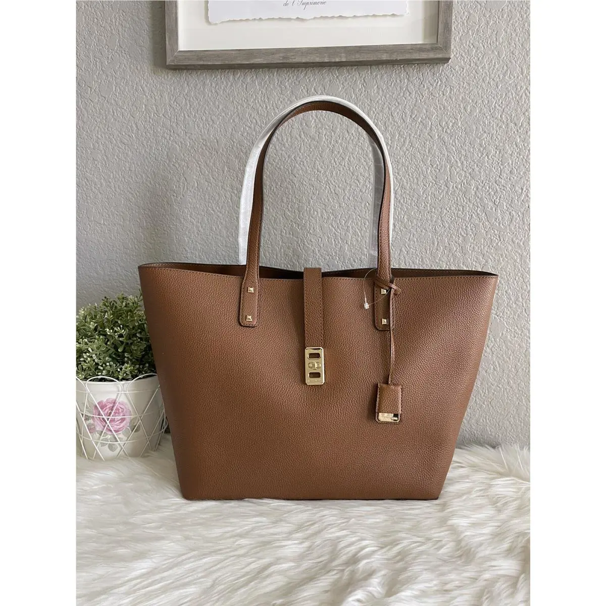 Michael Kors Karson Large Carryall Tote Luggage Leather