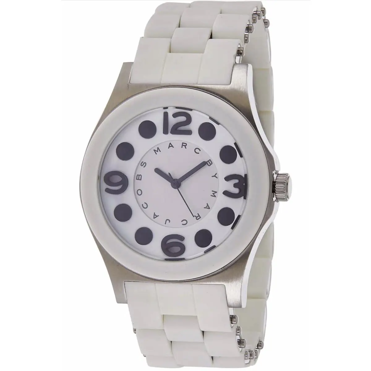 Marc Jacobs MBM2532 White Dial Lady`s Watch Great Gift - Dial: White