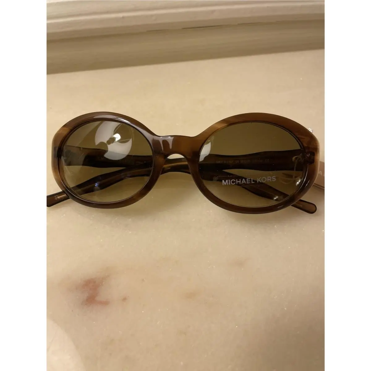 Michael #mk 18336 Kors Sunglasses Brown MK 18336 Italy 135mm