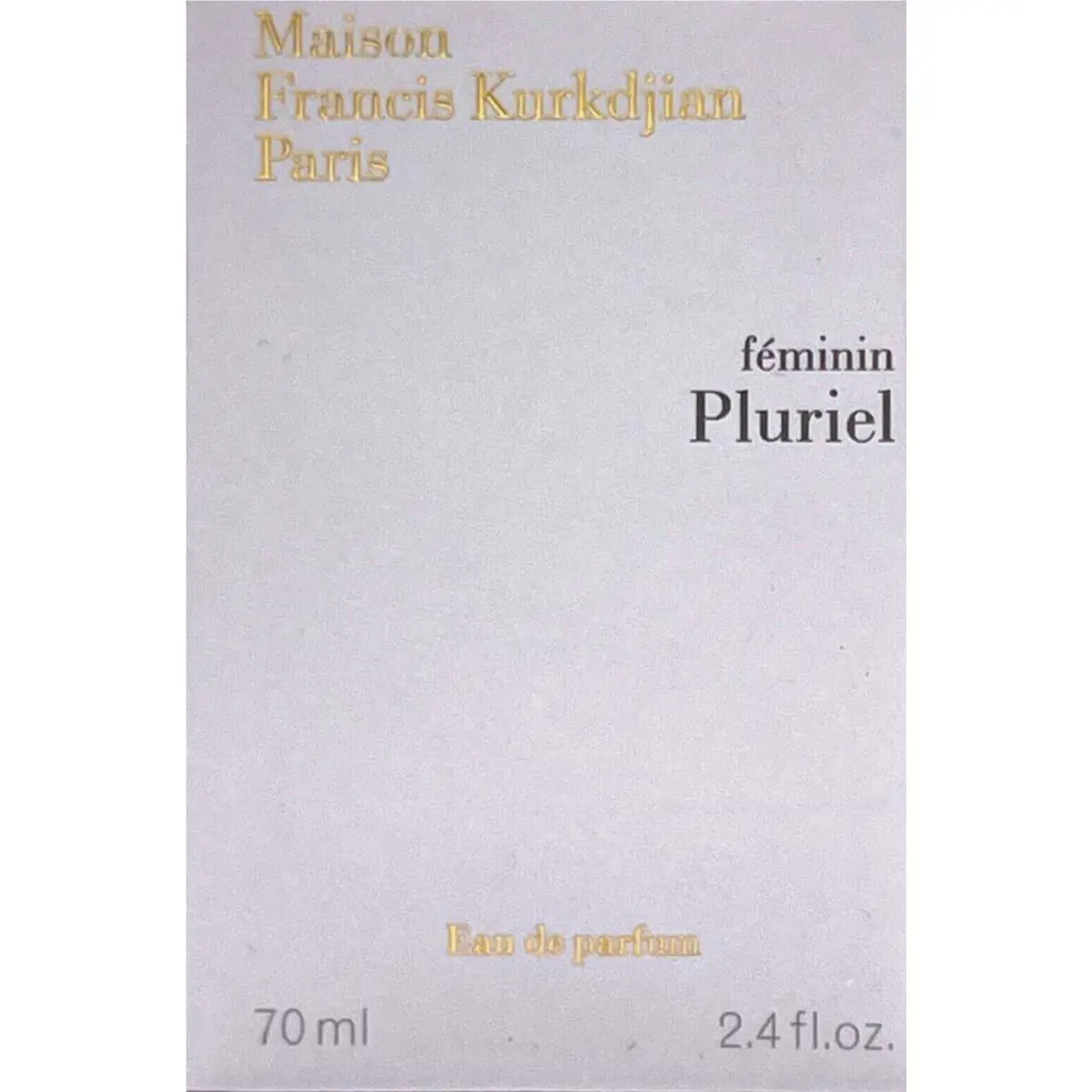 Maison Francis Kurkdjian Pluriel Feminin Eau DE Parfum Spray 2.4 Oz / 70 ml