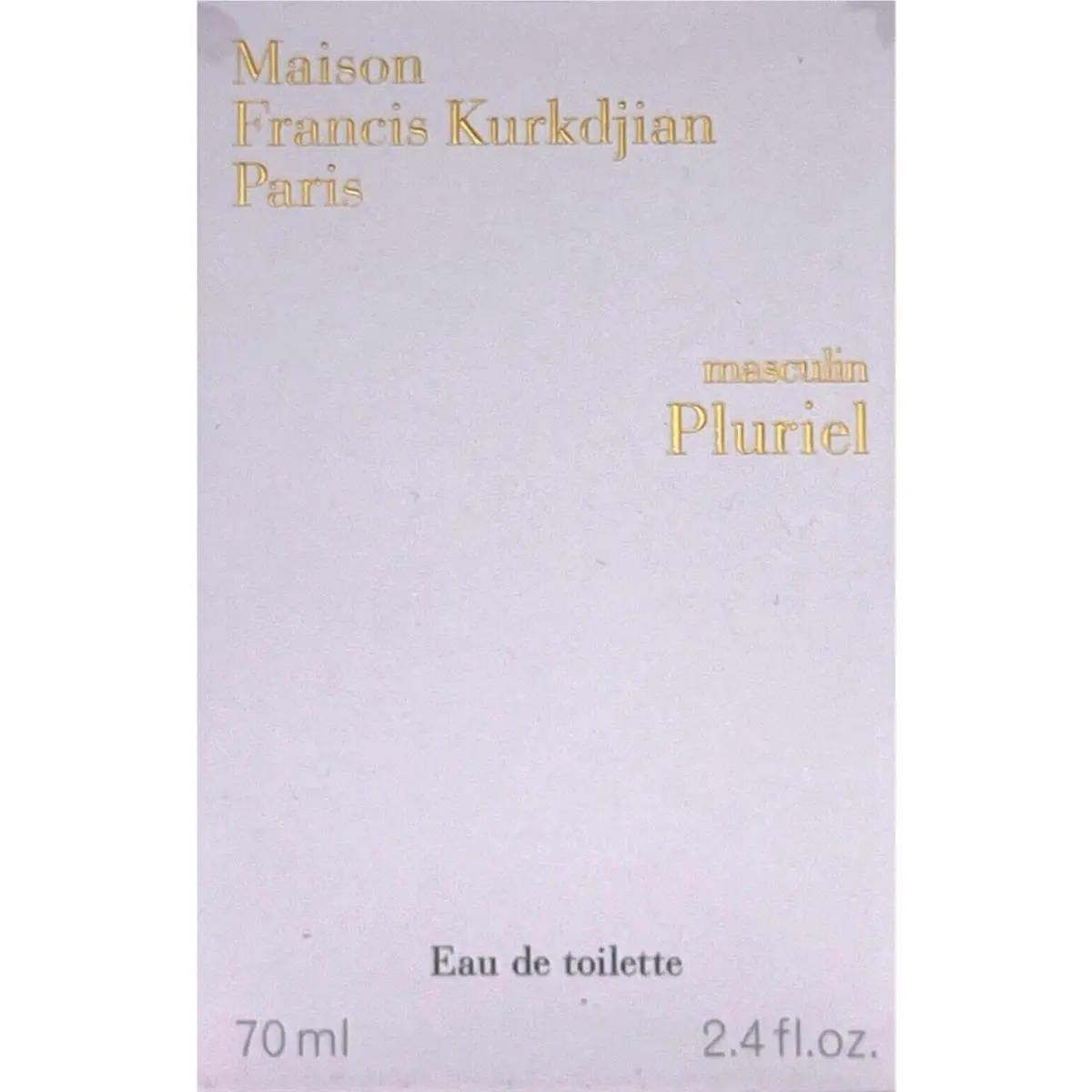 Maison Francis Kurkdjian Pluriel Masculin Eau DE Tiolette Spray 2.4 Oz / 70 ml