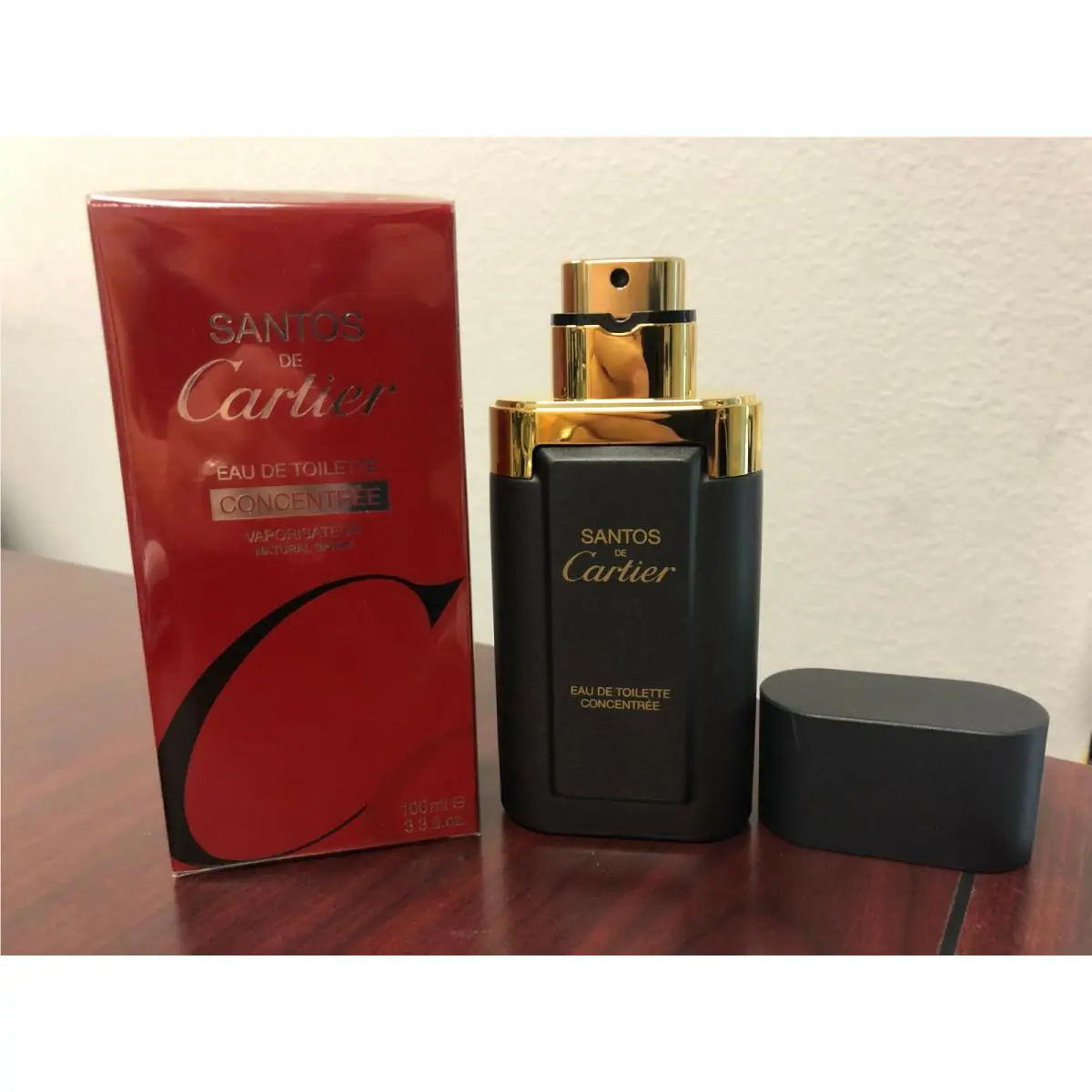 2010 Santos DE Cartier Concentree 3.3 FL oz / 100 ML Edt Spray Batch 0FBA