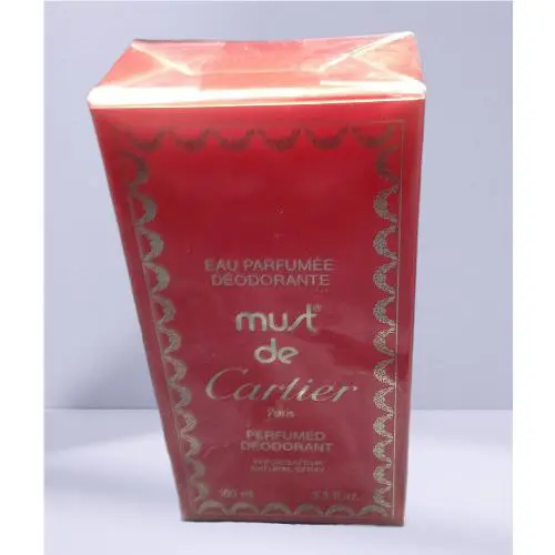 Women Must de Cartier Perfumed Deodorant Spray 100ml Old Formula