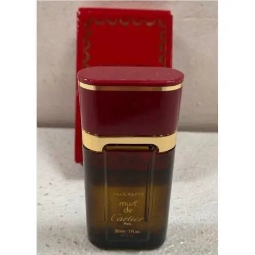 Cartier Must de Cartier Eau De Toilette Perfume Women Vintage 1oz 30ml Box