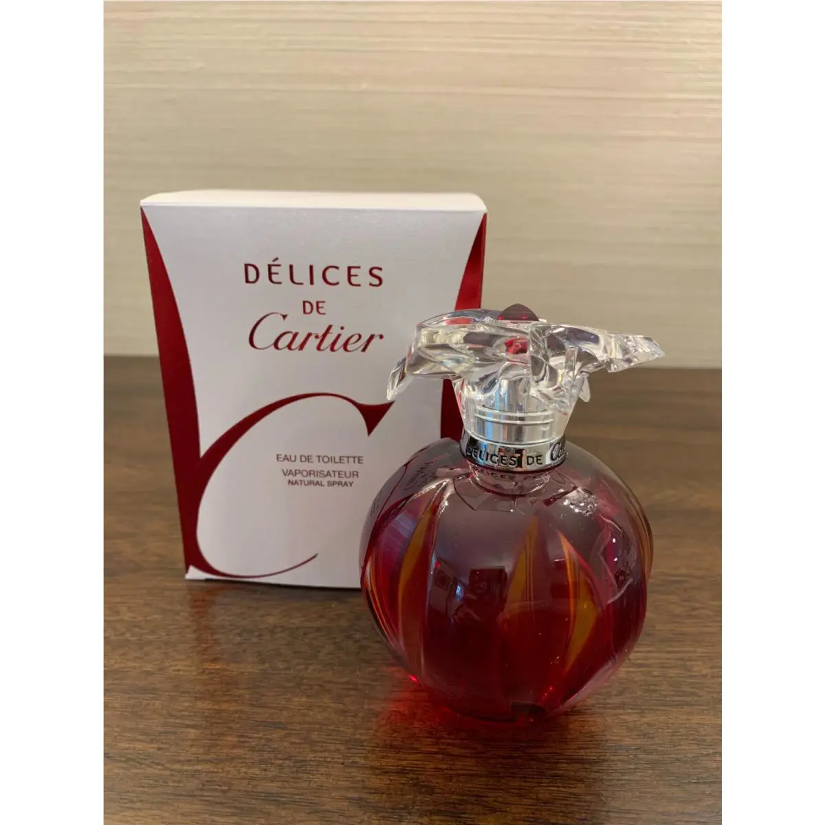 Cartier Delices de Cartier Eau De Toilette Spray 100ml/3.3oz Rare