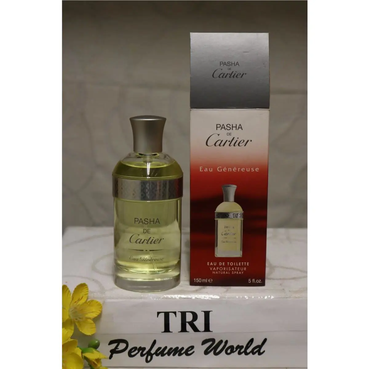 Pasha DE Cartier Eau Genereuse Eau de Toilette Men Spray 5 Fl.oz