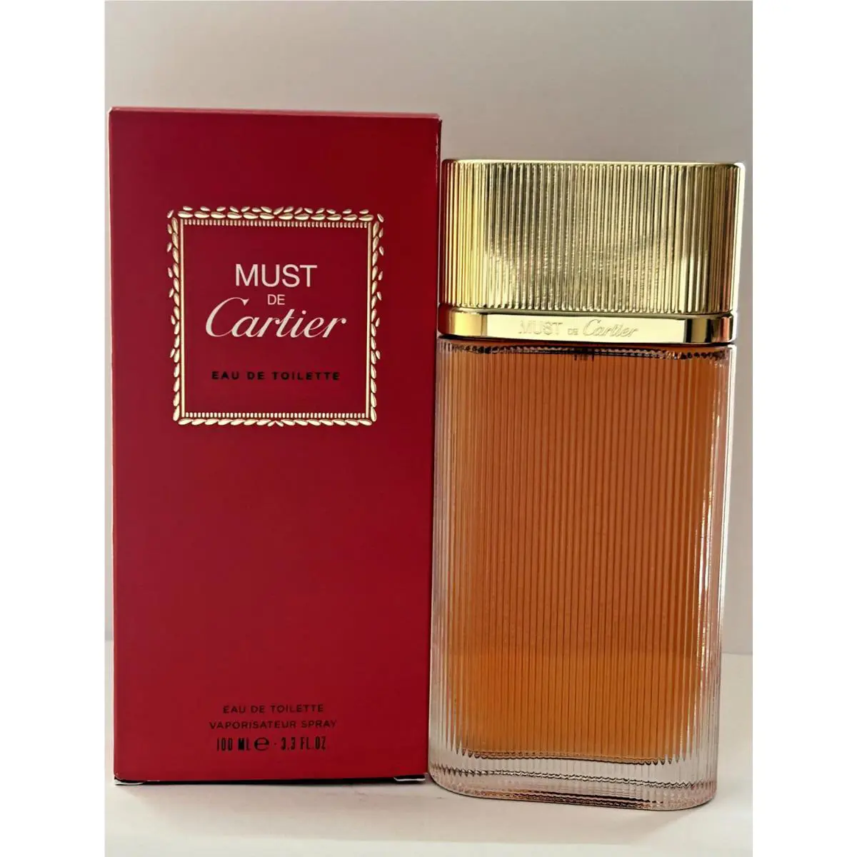 Cartier Must de Cartier Eau de Toilette 3.3oz/100ml Unsealed