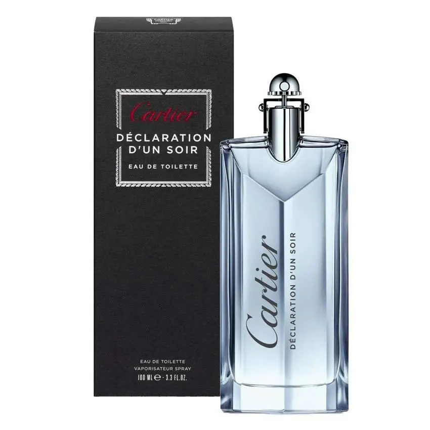 Declaration D`un Soir by Cartier For Men Edt 3.3 FL OZ / 100ML Natural Spray