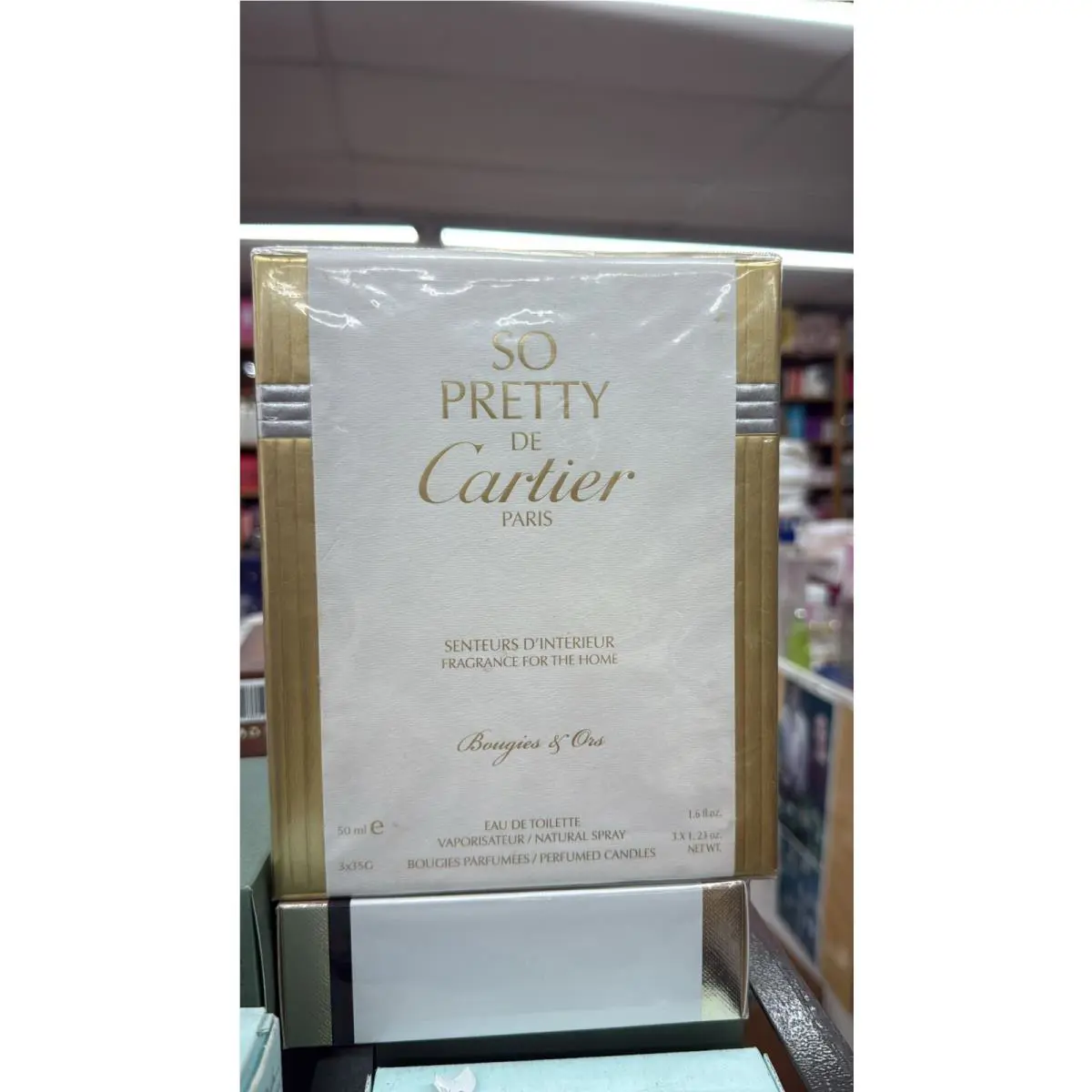 SO Pretty DE Cartier Paris Coffret Eau DE Toilette 50ML Extrêmement Rare