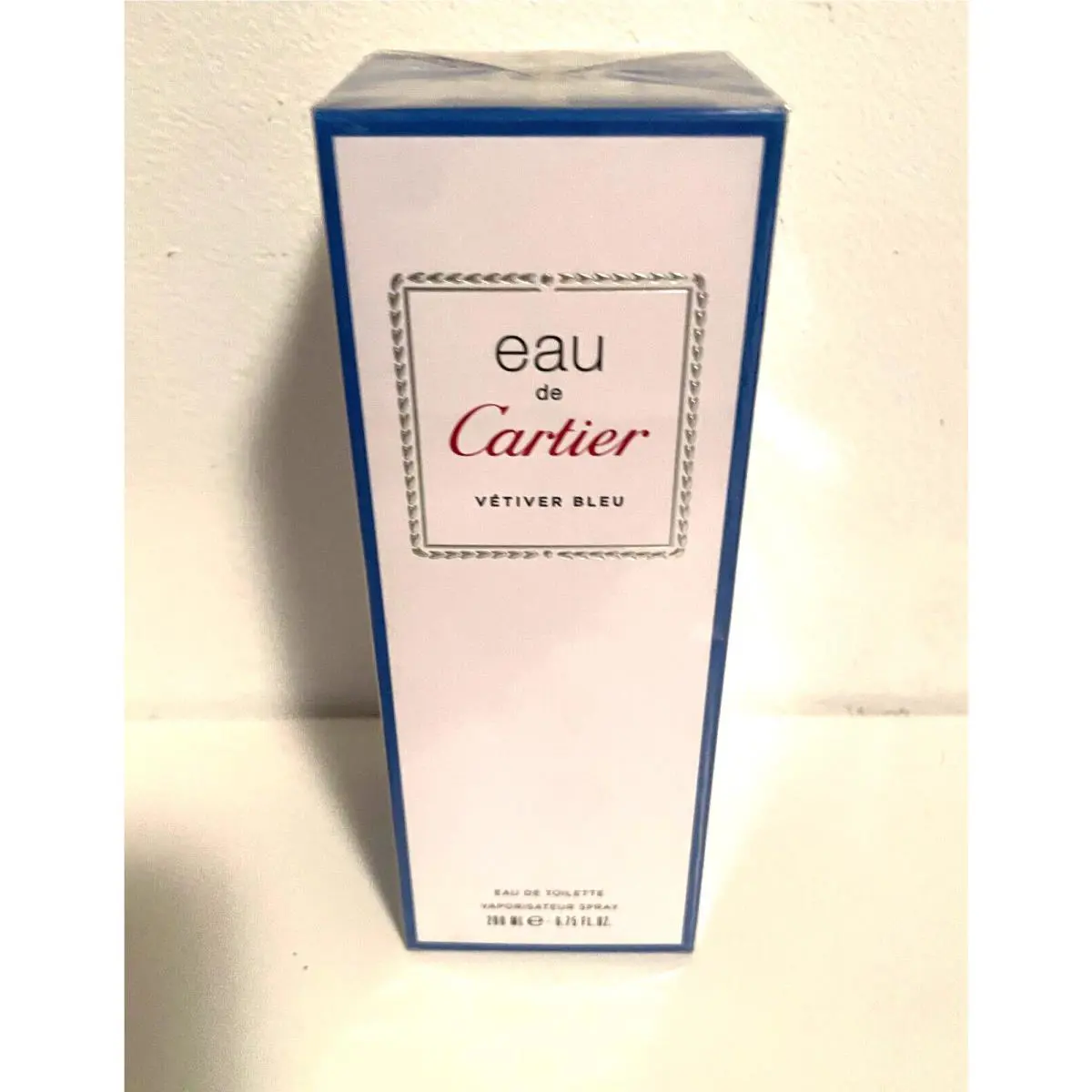 Eau de Cartier Vetiver Bleu 6.7 oz / 200 ml Eau De Toilette Spray Unisex Cologne
