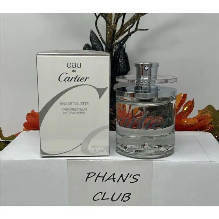 Vintage Eau de Cartier 1.6oz Eau de Toilette Citrus Aromatic Perfume For Unisex