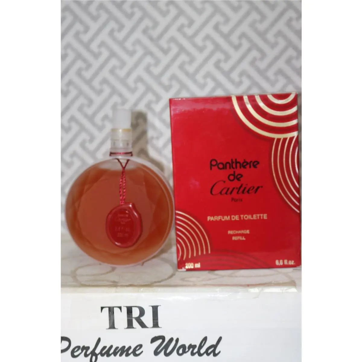 Panthere DE Cartier by Cartier Parfum de Toilette Recharge Women 6.6 Oz. Vintage