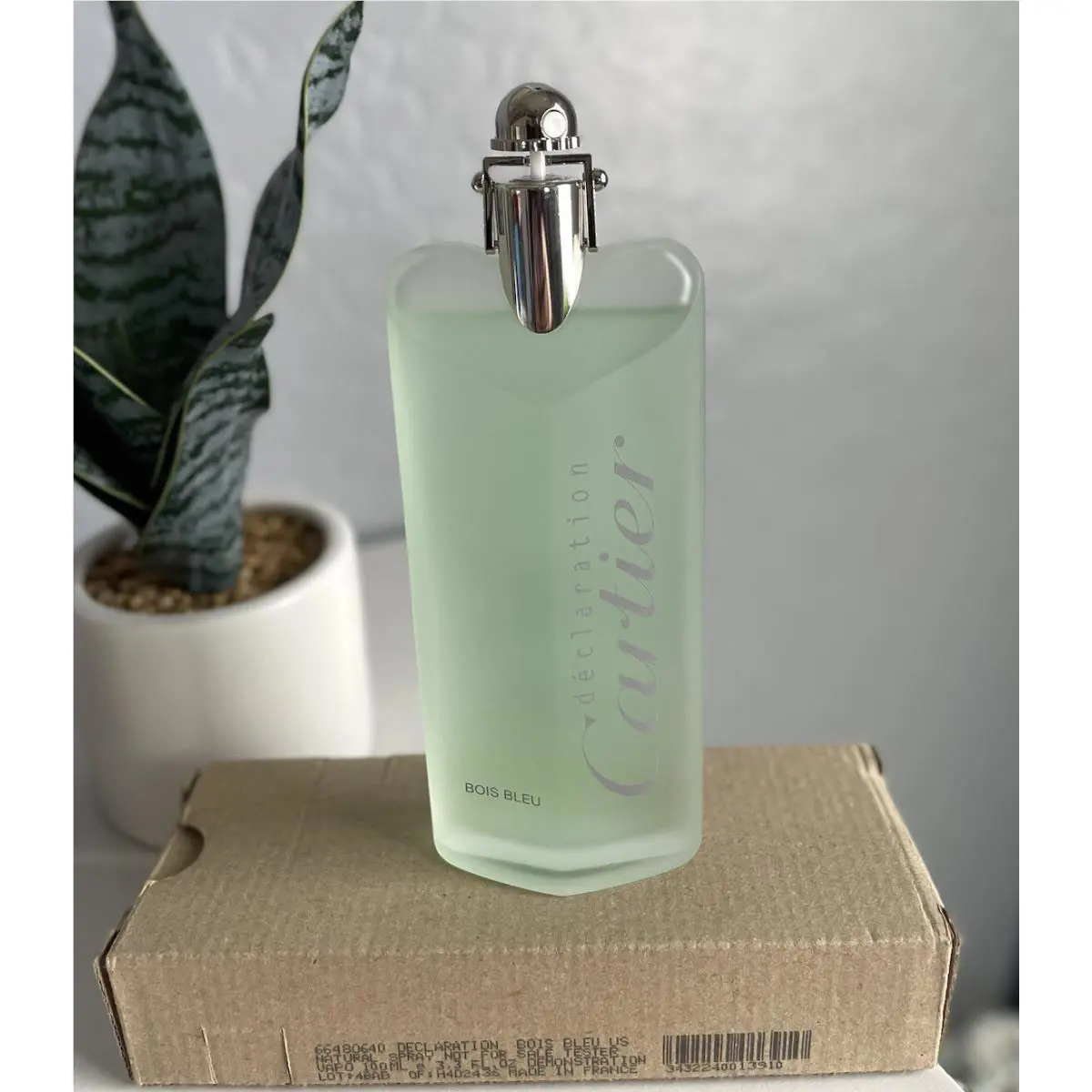 Cartier Declaration Bois Bleu 100 ML/3.3 OZ Eau De Toilette Spray Tester Box