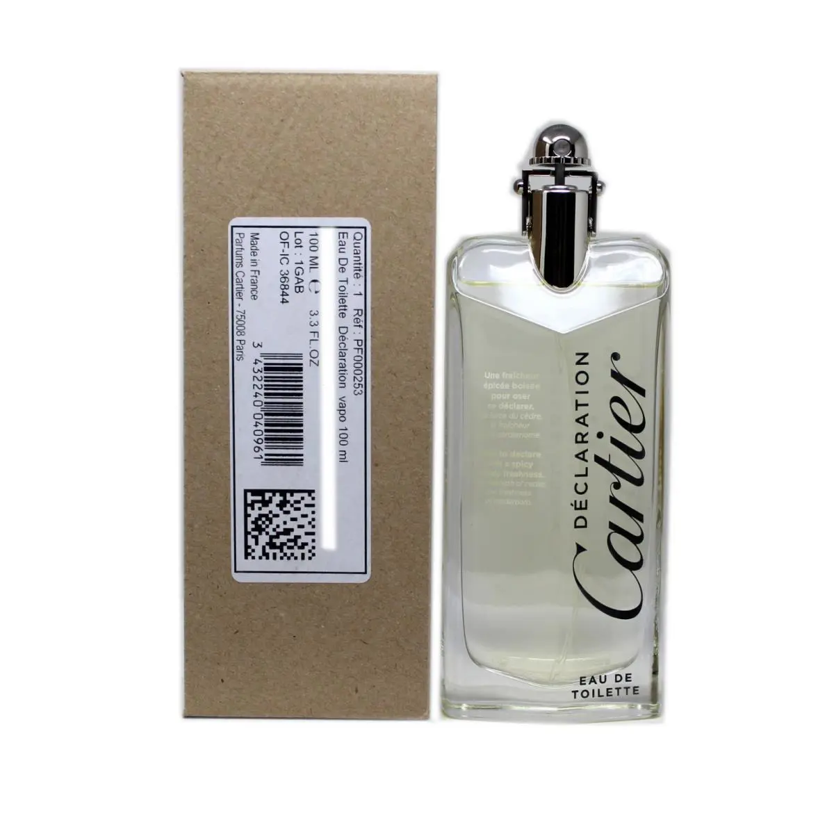 Declaration BY  Eau DE Toilette Spray 100 ML/3.3 Fl.oz. T-n/p by Cartier