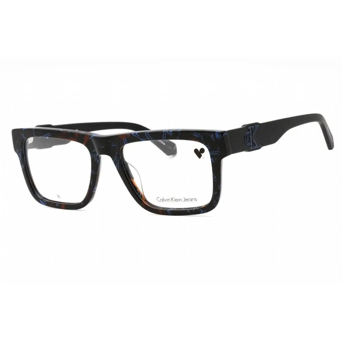 Calvin Klein Jeans CKJ23647 400 Blue 54mm Unisex Eyeglasses - Blue / Clear Demo Lens, Frame: Blue, Lens: Clear