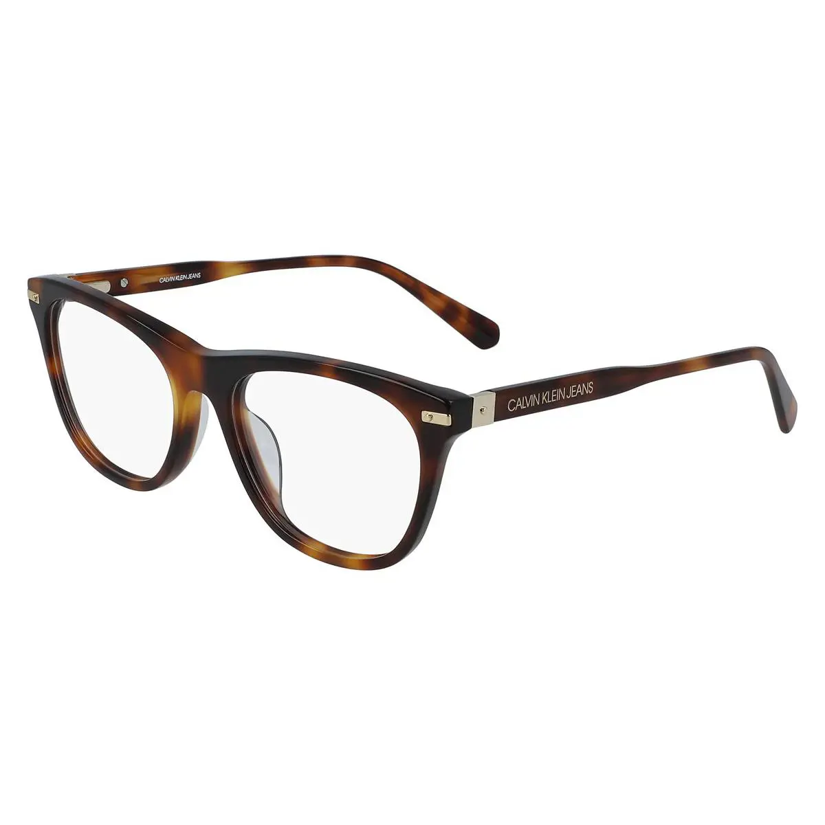 Calvin Klein CKJ19525 Eyeglasses Soft Tortoise Rectangle 52mm - Frame: Soft Tortoise, Lens: Demo
