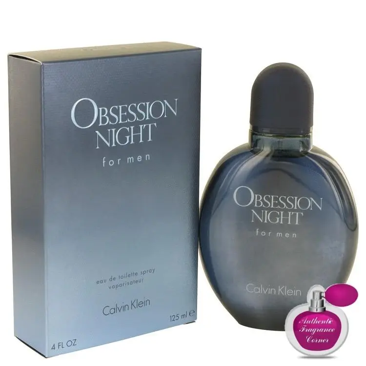 Obsession Night by Calvin Klein 4 oz 120 ml Edt Eau De Toilette Spray For Men