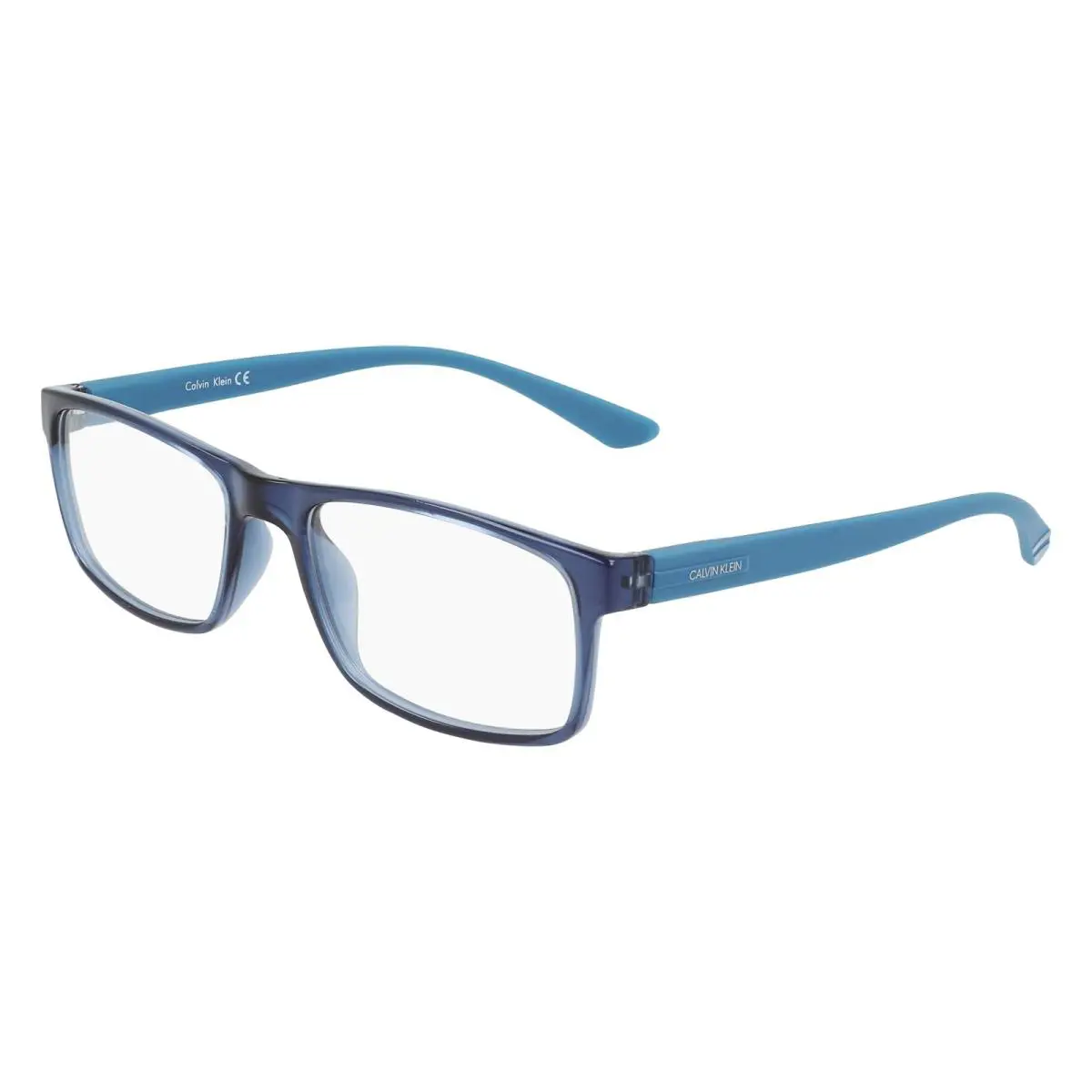 Calvin Clein CK-19569 430 Crystal Teal Eyeglasses 55/18/145 by Calvin Klein