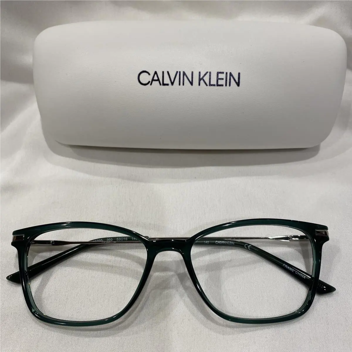 Calvin Klein CK20705 Eyeglasses 360 Crystal Emerald 53 16-140