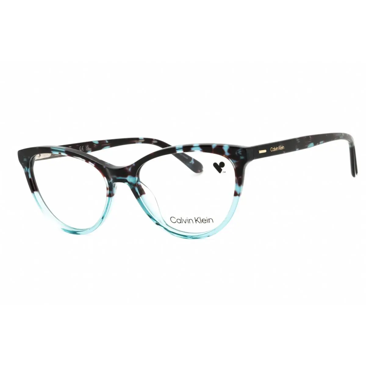 Calvin Klein CK21519 454 Eyeglasses Blue Tortoise Frame 53mm