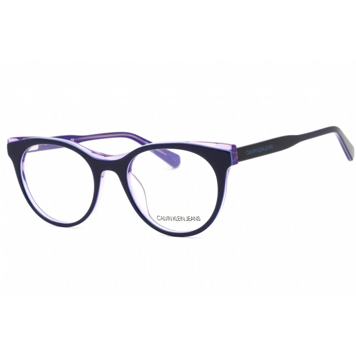 Calvin Klein Jeans CKJ19511 408 Eyeglasses Blue Crystal Purple Frame 51mm