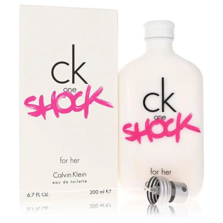 CK One Shock By Calvin Klein Eau De Toilette Spray 6.7 oz