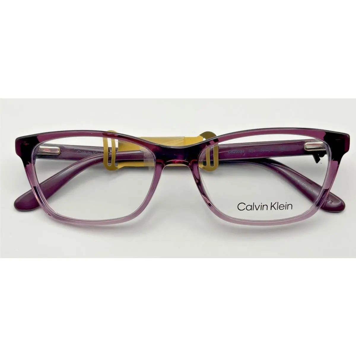 CK20530 515 Plum Eyeglasses 53 16 140 vs by Calvin Klein