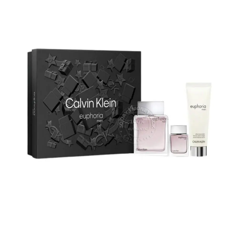 Calvin Klein Euphoria Men Edt 3PC Gift Set For Men