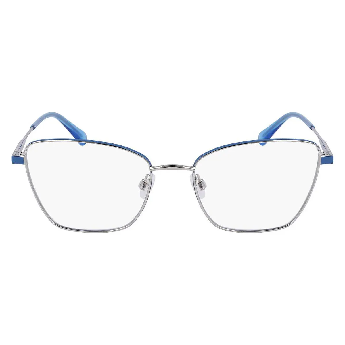 Calvin Klein CKJ23204 Eyeglasses Women Silver/blue Cat Eye 54