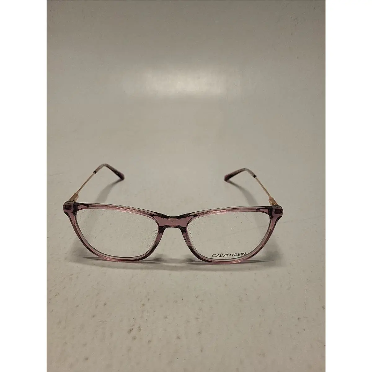 Calvin Klein CK18706 535 Crystal Mauve Laminate Cat Eye Eyeglasses