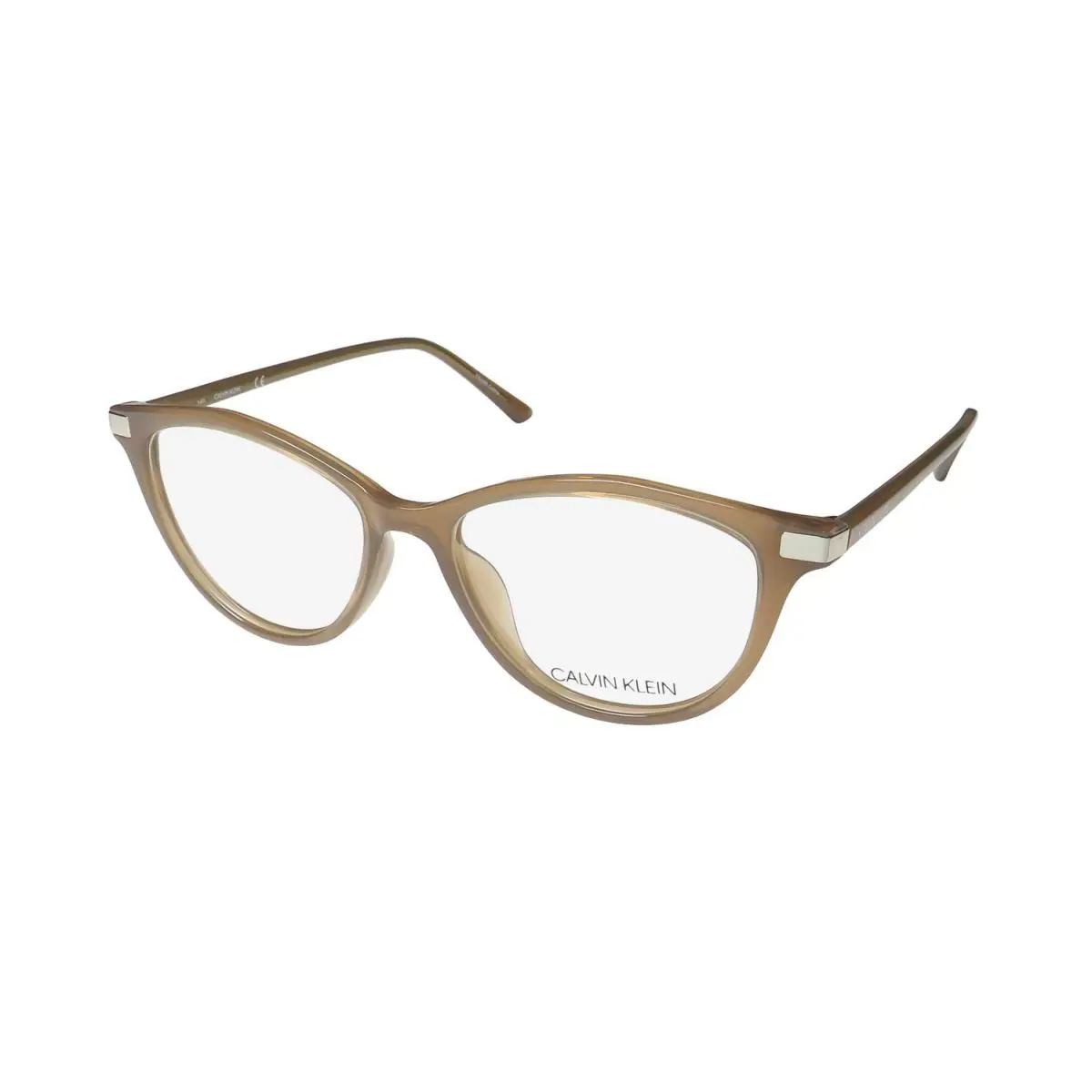 Calvin Klein CK19531 Eyeglass Frame Beige Cat Eye Womens Full-rim 53-16-140