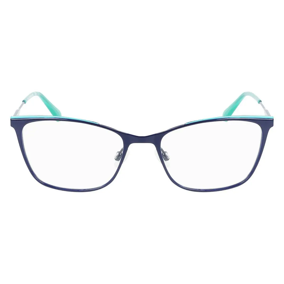 Calvin Klein CKJ21207 Eyeglasses Women Navy/pool Square 53mm - Frame: Navy/Pool, Lens: Demo