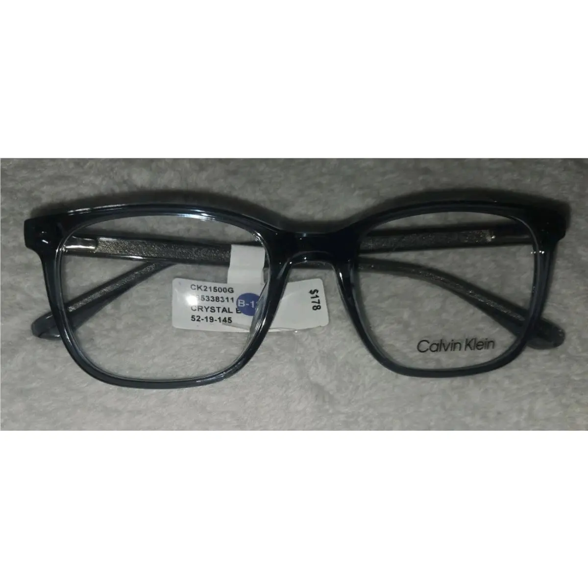 Calvin Klein CK21500g Eyeglass Frames Crystal Blue. 52-19-145