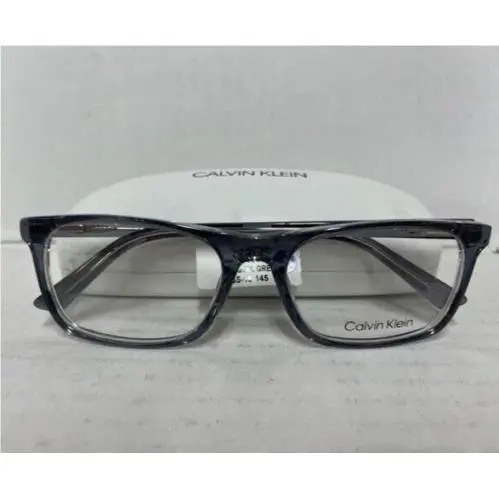 Calvin Klein CK20503 Mens Eyeglasses In Crystal Grey 55-18-145- IN Case