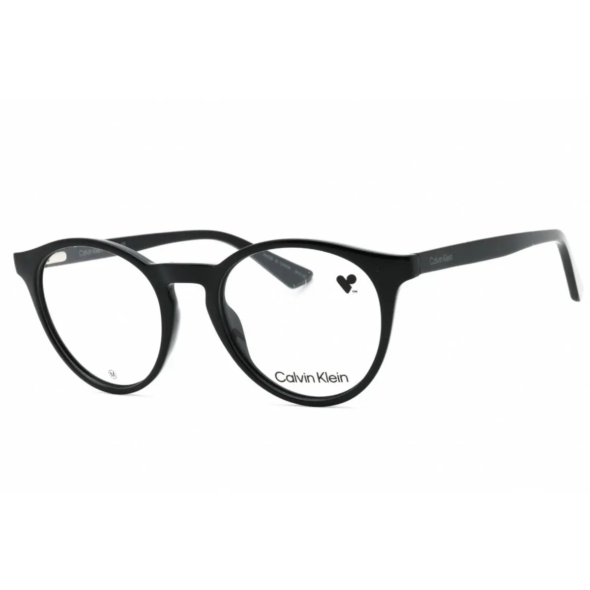 Calvin Klein Unisex Eyeglasses Black Plastic Full Rim Round Frame CK23549 001