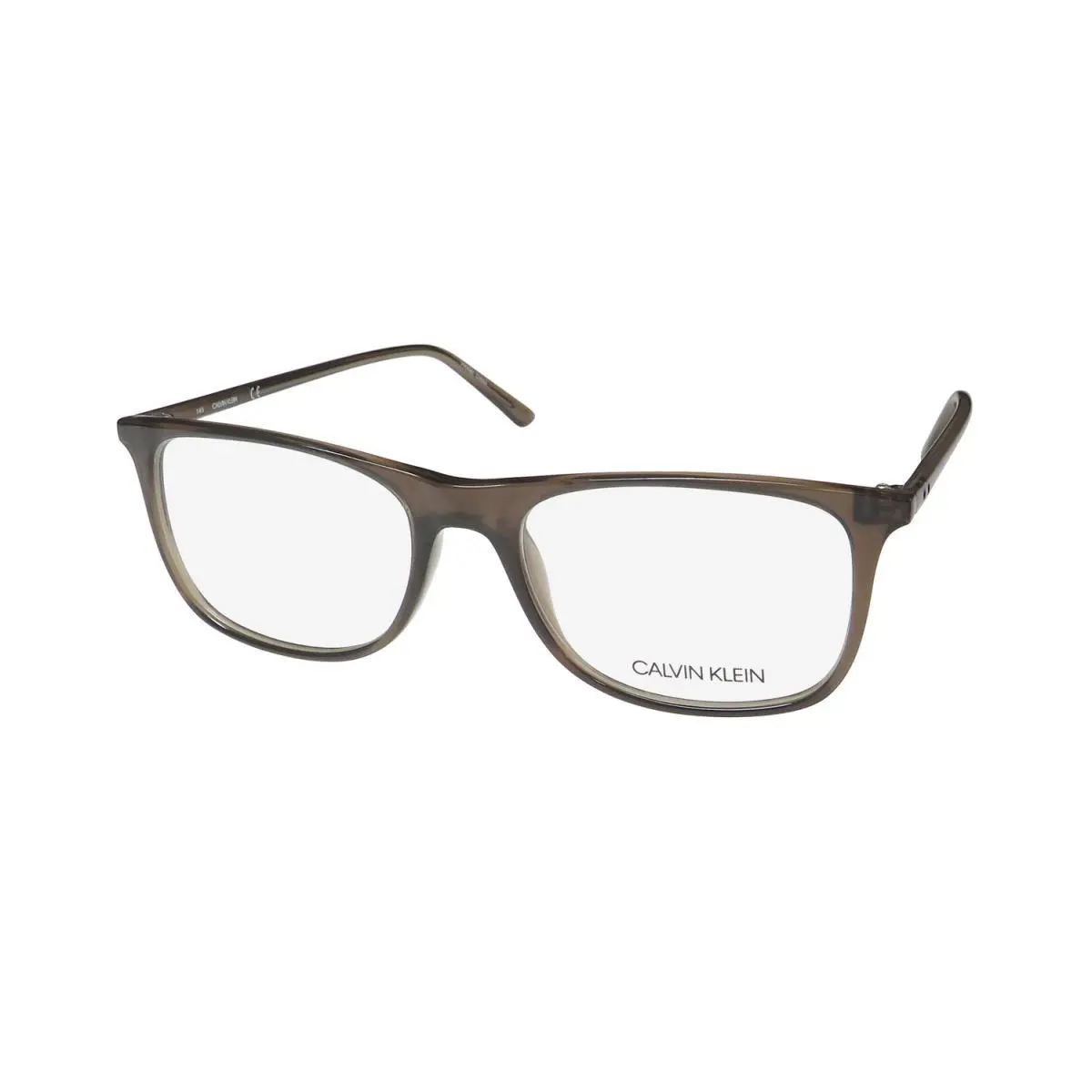 Calvin Klein CK19513 Eyeglasses 201 Brown Plastic 55-18-145 Mens Full-rim
