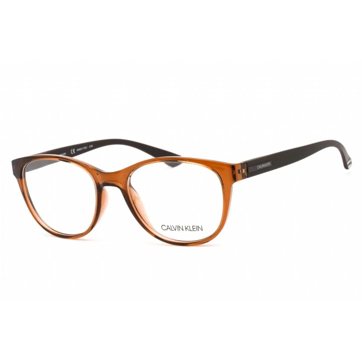 Calvin Klein CK19572 281 Eyeglasses Crystal Brown Frame 52mm